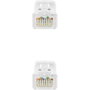 Nanocable Cable de red latiguillo RJ45 Cat.6A UTP AWG24, 5 m, Gris